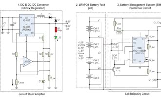 design lifepo4 lithium battery bms cc cv battery charger circuit dc dc converter