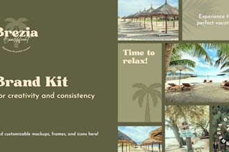 design canva brand kit brand identity instagram branding social media kit