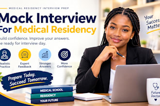 conduct a mock interview for medical school or residency