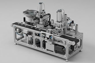 design industrial automation systems, robotic cells, eoat and spm machines