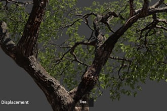 create realistic 3d trees and plants in speedtree