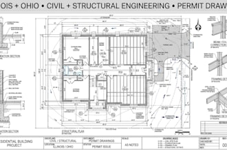 handle illinois and ohio structural and civil engineering permit drawings