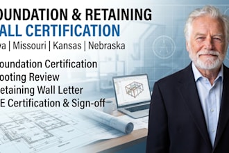 certify your foundation and retaining wall engineering letter