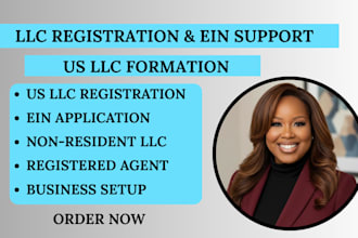 register US llc and assist with ein for US and non US residents
