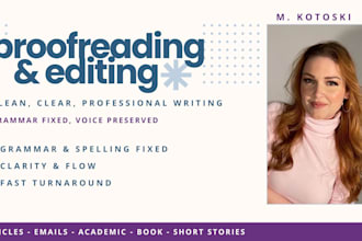 proofread and edit your documents, emails, and articles