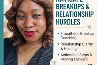 provide relationship coaching and breakup healing support
