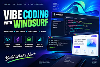 vibe code your web app or project using windsurf ai