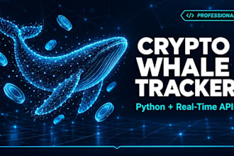 build a crypto whale tracker and dex liquidity scanner in python
