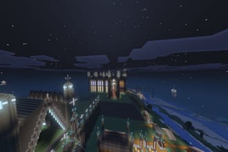 custom minecraft builds buildings,castles,and worlds