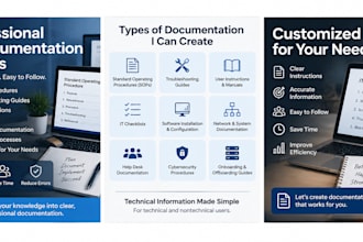 create IT sops and troubleshooting guides