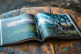 create a premium coffee table book and professional photo book