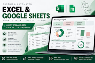 automation excel budget spreadsheet google sheet sheet tracker expense tracker