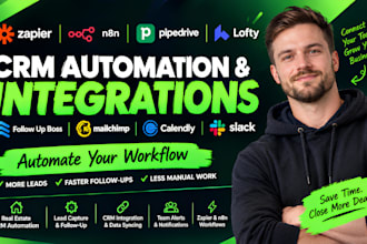 zapier n8n expert pipedrive lofty follow up boss mailchimp calendly slack