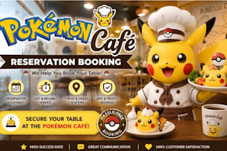 secure your ticket for pokemon cafe, kirby cafe and   pokepark kanto