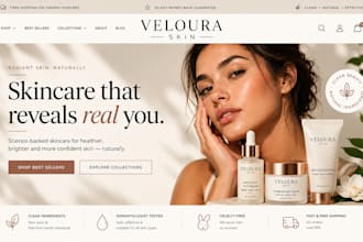 skincare website beauty website skincare square online store cosmetics website