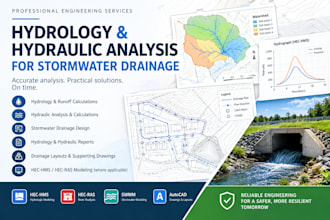 do hydraulic and hydrology for stormwater drainage, hydrology report