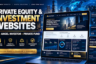 build private equity, venture capital, angel investor and private fund website