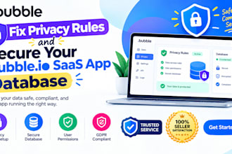 fix privacy rules and secure your bubble io saas app database