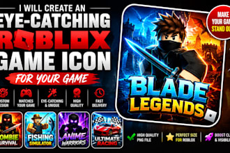 create an eye catching roblox game icon for your game