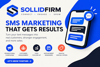 create and manage SMS text message marketing campaigns