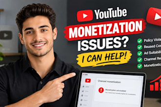 fix youtube monetization issues, reused content, adsense problem