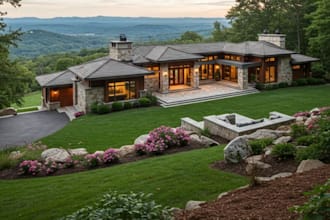 design fire resistant, wildfire resilient landscape with defensible space plan