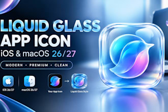 convert your app icon into liquid glass for ios and macos 26 and 27