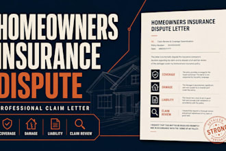 draft a persuasive homeowners insurance dispute letter