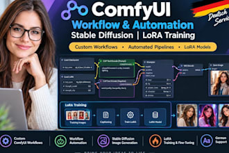 create german comfyui workflow comfyui automation stable diffusion lora training