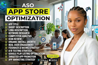 aso mobile app promotion IOS app marketing app install andriod game promotion