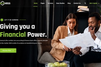 design squarespace accounting website financial advisor tax consultant firm site
