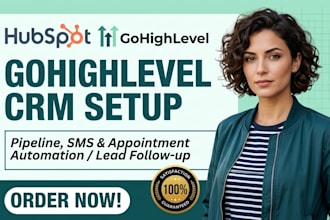 setup gohighlevel CRM pipeline lead followup SMS appointment automation