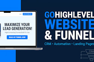 gohighlevel website ghl sales funnel ghl landing page CRM automation ghl pro