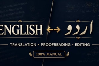 naturally translate urdu to english and professionally edit it
