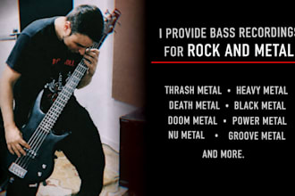 record a bassline for your rock and metal projects