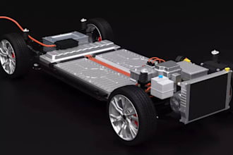 do 3dcar part electric chassis,assebly power flow solidwork prototype design cnc