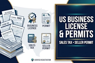 register us business license, business permit, sales tax and seller permit