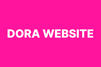 design and build a modern website using dora ai