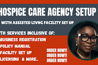 setup hospice agency, assisted living, residential assisted living, license, cms
