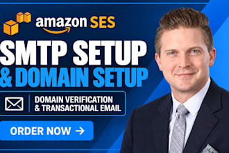 setup amazon ses SMTP amazon domain verification amazon ses transactional email