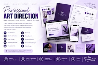 do art direction, creative direction and visual identity for your brand