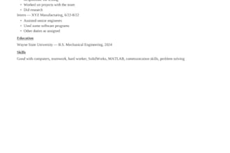 write an ats optimized resume that gets interviews