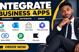 integrate googleworkspace outlook zohomail microsoft zoho CRM pipedrive klaviyo