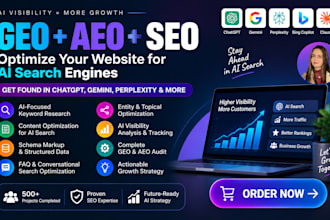 optimize your website for GEO aeo SEO and ai search engines