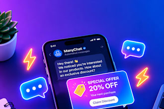 build manychat chatbot automation and CRM integration