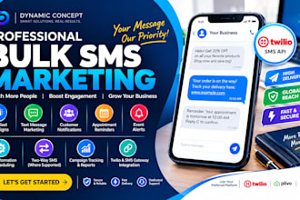 run bulk sms marketing, sms blast, text message marketing, twilio sms campaign