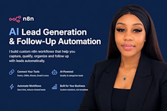 build n8n lead generation and follow up automation