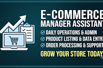 be your professional ecommerce manager assistant