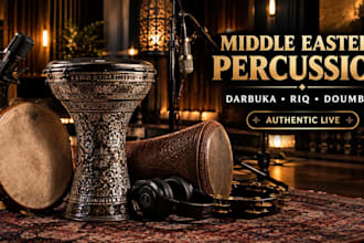 record authentic darbuka, doumbek, riq and middle eastern percussion