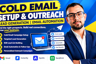 do cold email setup lead generation email automation outreach campaigns